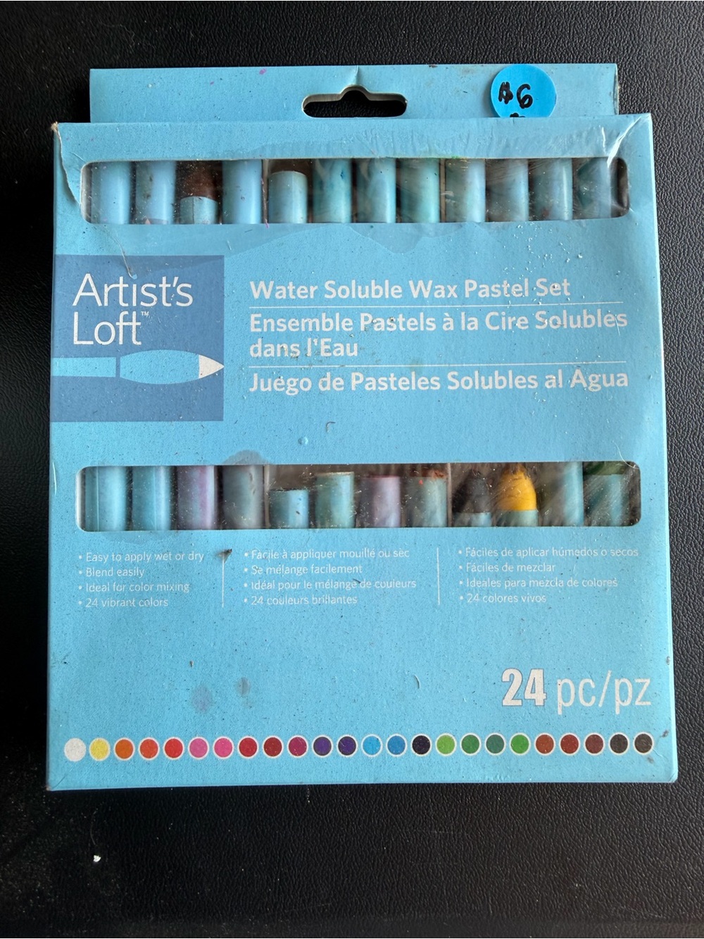 Artist's Loft Water Soluble Wax Pastel Set